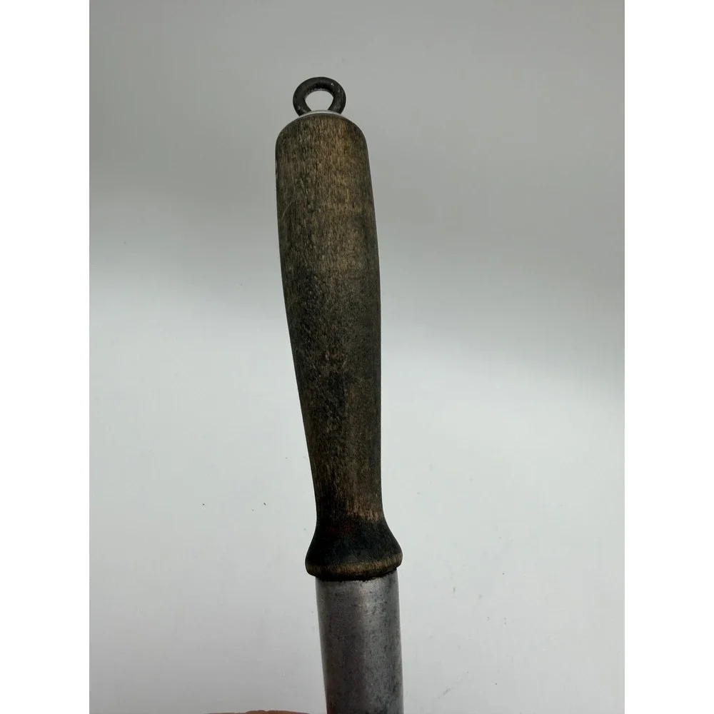 Vintage Arrow Aluminum Ware Stovetop Popcorn Popper Hand Crank Wood Handle G098